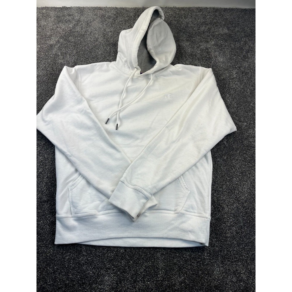 Champion Sweatshirt Unisex Small Reverse‎ Weave Hooded Logo Long Sleeve Pullover